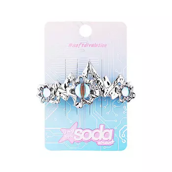 SODA Chan Заколка Purple Crystal #softdivalution