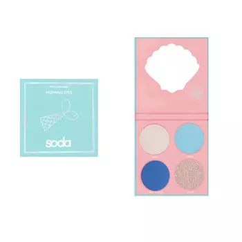 SODA EYESHADOW PALETTE #letsbemermaids Тени для век MERMAID EYES