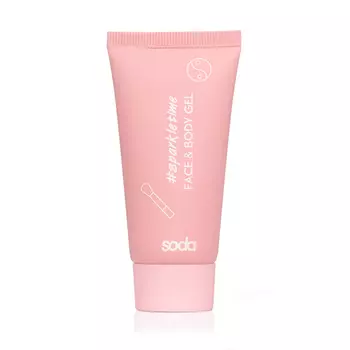 SODA FACE &amp; BODY GEL #sparkletime ГЕЛЬ-БЛЕСК ДЛЯ ЛИЦА И ТЕЛА