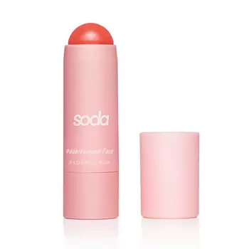 SODA LIP &amp; CHEEK GEL BLUSH #debitonyourface ПОМАДА+РУМЯНА В СТИКЕ