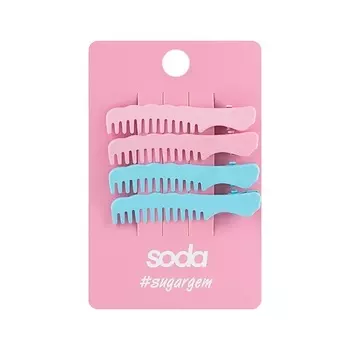 SODA Набор заколок для волос COMB #sugargem