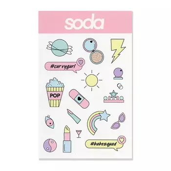 SODA Наклейки декоративные