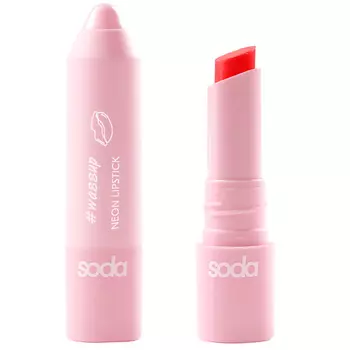SODA NEON LIPSTICK #wassup Неоновая помада