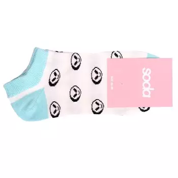 SODA Носки женские, модель: ALIEN, цвет: белый