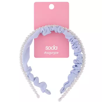 SODA Ободок Violet Pearls