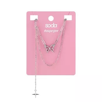 SODA Ожерелье BUTTERFLY #sugargem