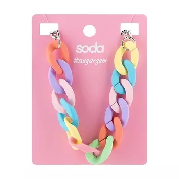 SODA Ожерелье RAINBOW CHAIN #sugargem