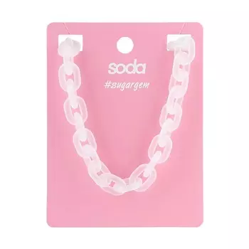 SODA Ожерелье TRANSPARENT CHAIN #sugargem