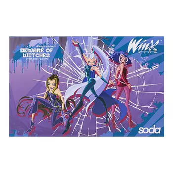 SODA Палетка теней Beware Of Witches #magicalpower. Коллекция Winx