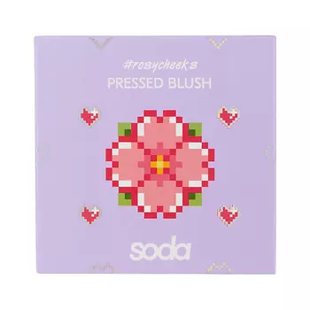 SODA Румяна прессованные #rosycheeks