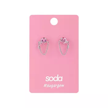 SODA Серьги Heart Loop