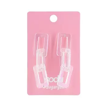 SODA Серьги HOLO CHAIN #sugargem