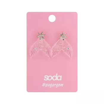 SODA Серьги MERMAID TAIL #sugargem