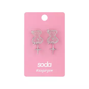 SODA Серьги Starry Bears