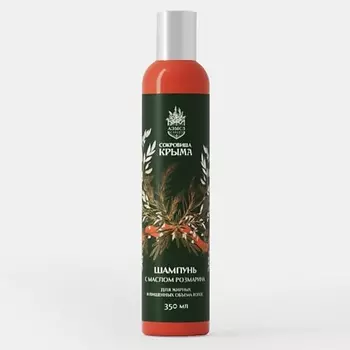 СОКРОВИЩА КРЫМА Шампунь для жирных и лишенных объема волос с маслом Розмарина