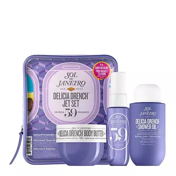 SOL DE JANEIRO Набор средство по уходу за телом Delcia Drench Jet Set