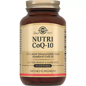 SOLGAR Антиоксидант Коэнзим Q10 (Нутрикоэнзим Q-10)