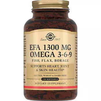 SOLGAR Комплекс жирных кислот 1300 Омега 3-6-9 1776 мг