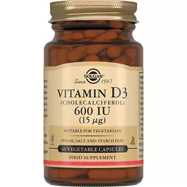 SOLGAR Витамин D3 600 МЕ