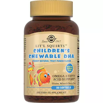 SOLGAR Золотые рыбки для детей 900 мг