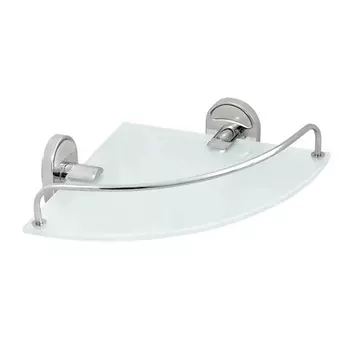 SOLINNE Полка угловая стеклянная Base