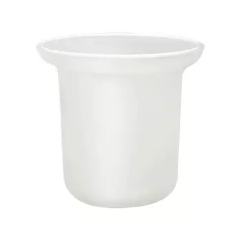 SOLINNE Стеклянный стакан для туалетного ершика Base