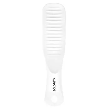 SOLOMEYA Педикюрная пилка с микромассажем Белый опал 80150 Pedicure nailfile with micromassage White Opal