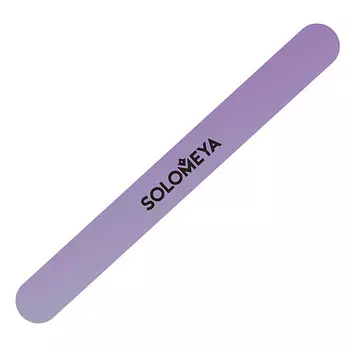 SOLOMEYA Пилка для натуральных и искусственных ногтей "Лаванда" Lavander Mylar Nail File