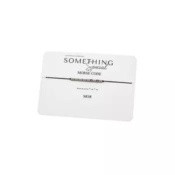 SOMETHING SPECIAL LIFESTYLE JEWELRY Браслет Морзе "Моя"