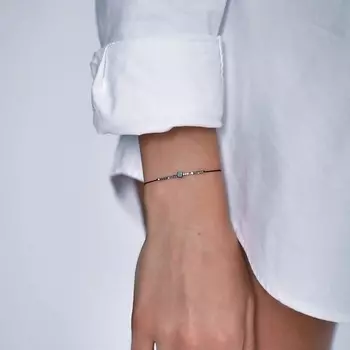 SOMETHING SPECIAL LIFESTYLE JEWELRY Браслет с гематитовыми кубиками midi