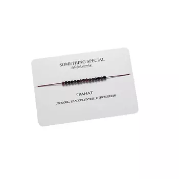SOMETHING SPECIAL LIFESTYLE JEWELRY Браслет с гранатом mini