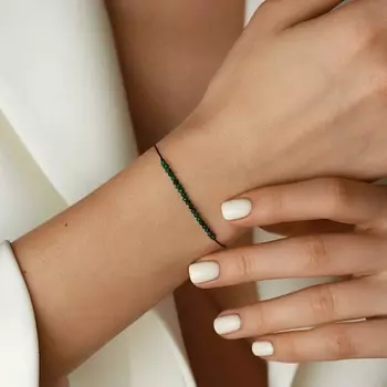 SOMETHING SPECIAL LIFESTYLE JEWELRY Браслет с малахитом midi