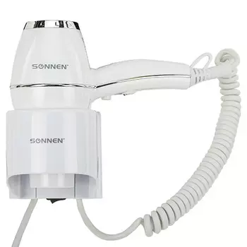 SONNEN Фен для волос настенный HD-2206 1850Вт