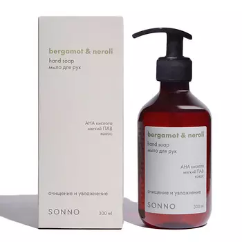SONNO Жидкое мыло для рук Bergamot & Neroli 300.0