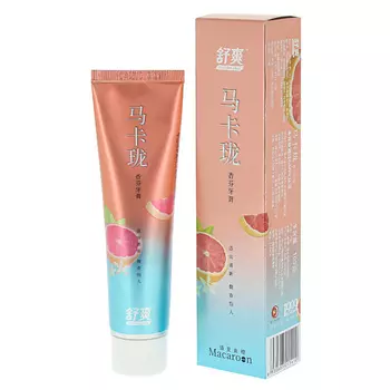 SOOTHE&CARE Зубная паста гелевая укрепляющая противовоспалительная Macaroon «СОЧНЫЙ ГРЕЙПФРУТ»