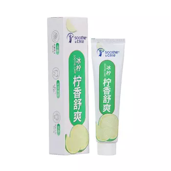 SOOTHE&CARE Зубная паста реминерализующая, защита от налета и зубного камня «СВЕЖИЙ ЛИМОН»