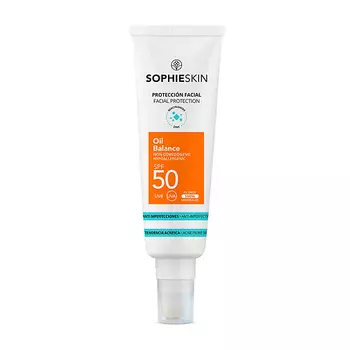 SOPHIESKIN Флюид для кожи лица, склонной к акне, солнцезащитный SPF 50