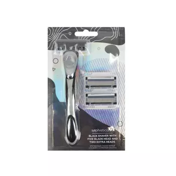 ЛЭТУАЛЬ SOPHISTICATED Бритвенный станок черный 5 лезвий (+ 2 сменные кассеты)