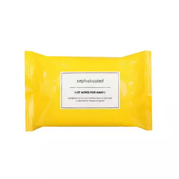 SOPHISTICATED Салфетки влажные гигиенические для рук с ароматом "смузи из дыни"