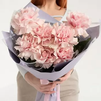 SORRYCH Букет из 7 французских, розовых роз