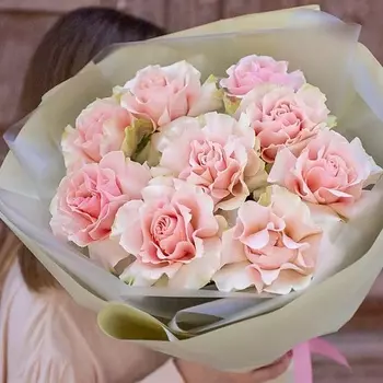 SORRYCH Букет из 9 французских, розовых роз