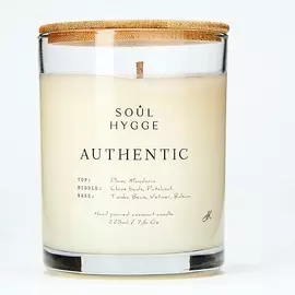 SOUL HYGGE Ароматическая свеча AUTHENTIC с хлопковым фитилем 225.0