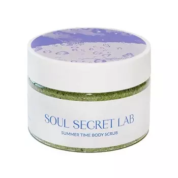 SOUL SECRET Скраб для тела SUMMER TIME с Витамином Е и конопляным маслом