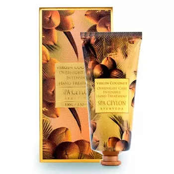 SPA CEYLON Ночной интенсивный крем для рук "ЧИСТЫЙ КОКОС" 100