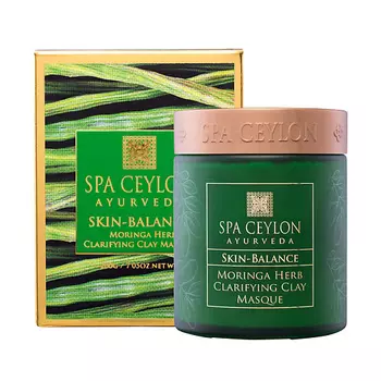 SPA CEYLON Очищающая маска из глины с морингой "СЧАСТЛИВАЯ КОЖА" 200
