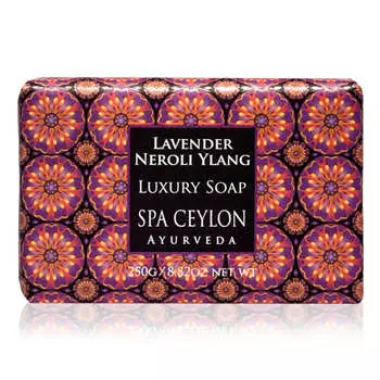 SPA CEYLON Роскошное мыло "ЛАВАНДА, НЕРОЛИ, ИЛАНГ-ИЛАНГ" 100