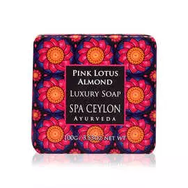 SPA CEYLON Роскошное мыло "РОЗОВЫЙ ЛОТОС И МИНДАЛЬ" 100.0