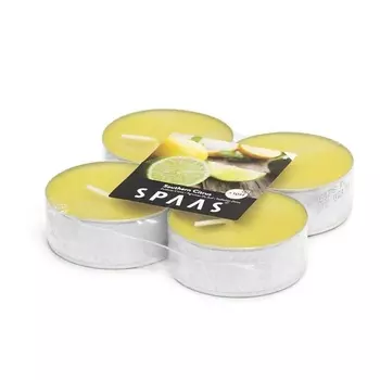 SPAAS Свеча чайная макси ароматическая Южный цитрус 1