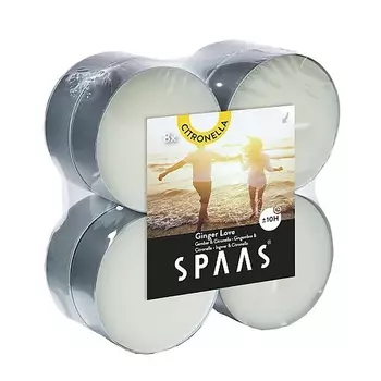 SPAAS Свеча чайная макси Цитронелла Имбирная любовь 1