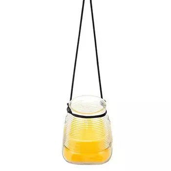 SPAAS Свеча подвесная в стакане Цитронелла желтая 1.0